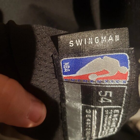 Nike Swingman Toronto Raptors Kyle Lowry #7 Jersey Size 54 North Black/Gold - Picture 6 of 6